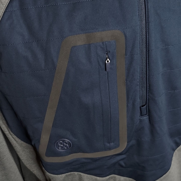 G/FORE Blue and Gray Performance Jacket - Picture 6 of 16